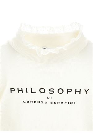 maglia in cotone bianco PHILOSOPHY KIDS | I1F6196212P001